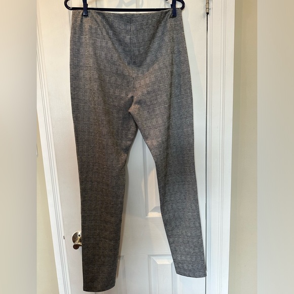 NWT grey plaid stretch pants - Picture 3 of 3